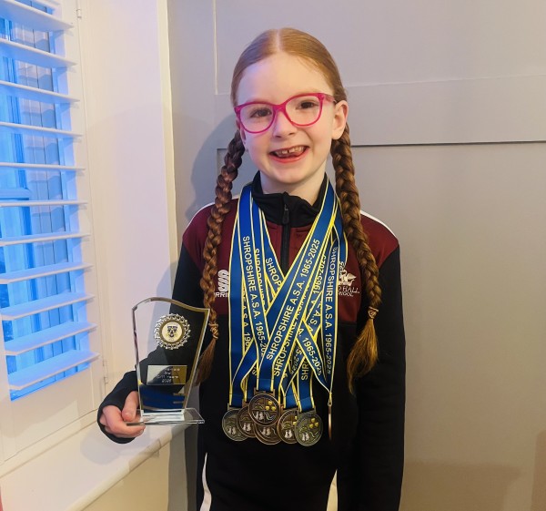 Kitty Shines at Shropshire Swim Counties