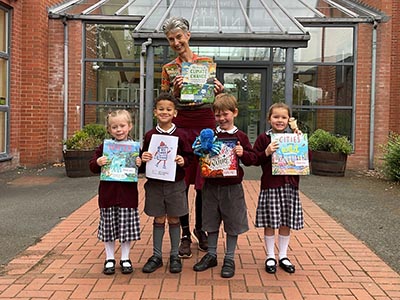 Author Visit Inspires Reception and Year 1 Pupils