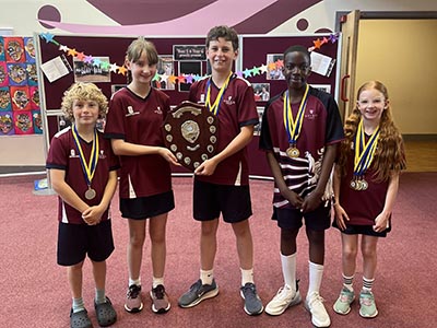 Wrekin Prep Swimmers at National Championships