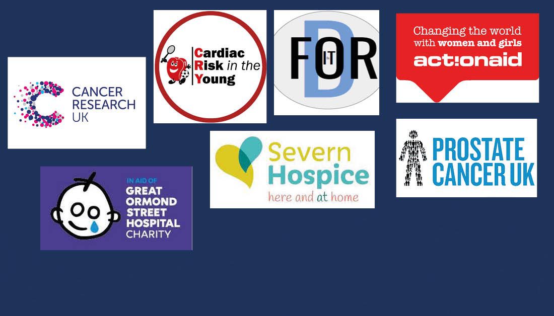 Charities Announced!