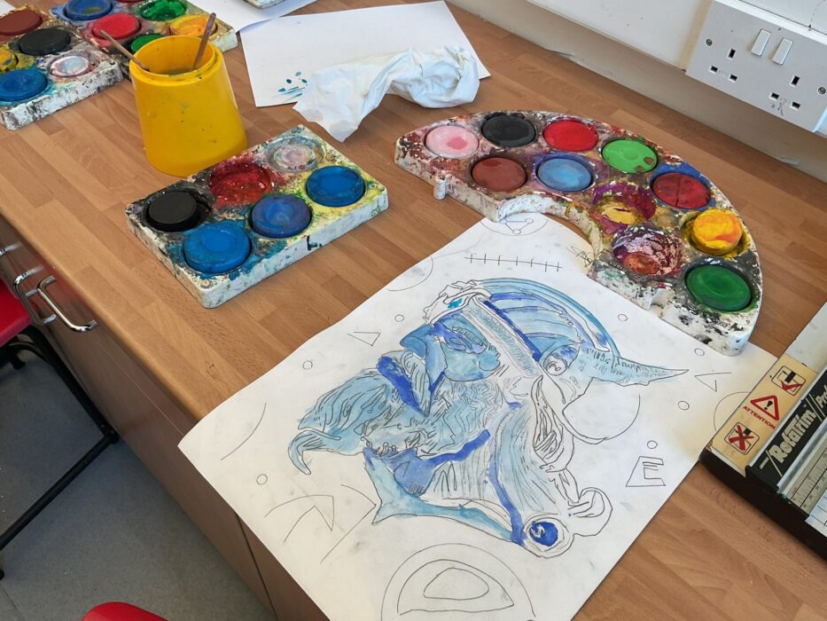 Year 4 Viking Artwork