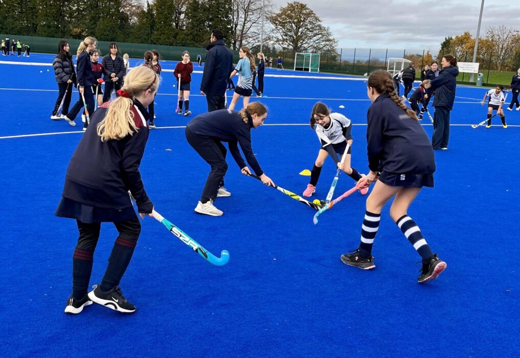 Old Hall and Wrekin play Hockey!