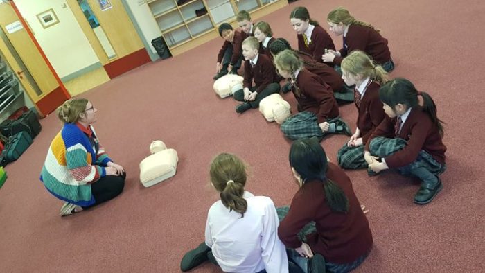 The Royal Lifesaving Society Visits Old Hall