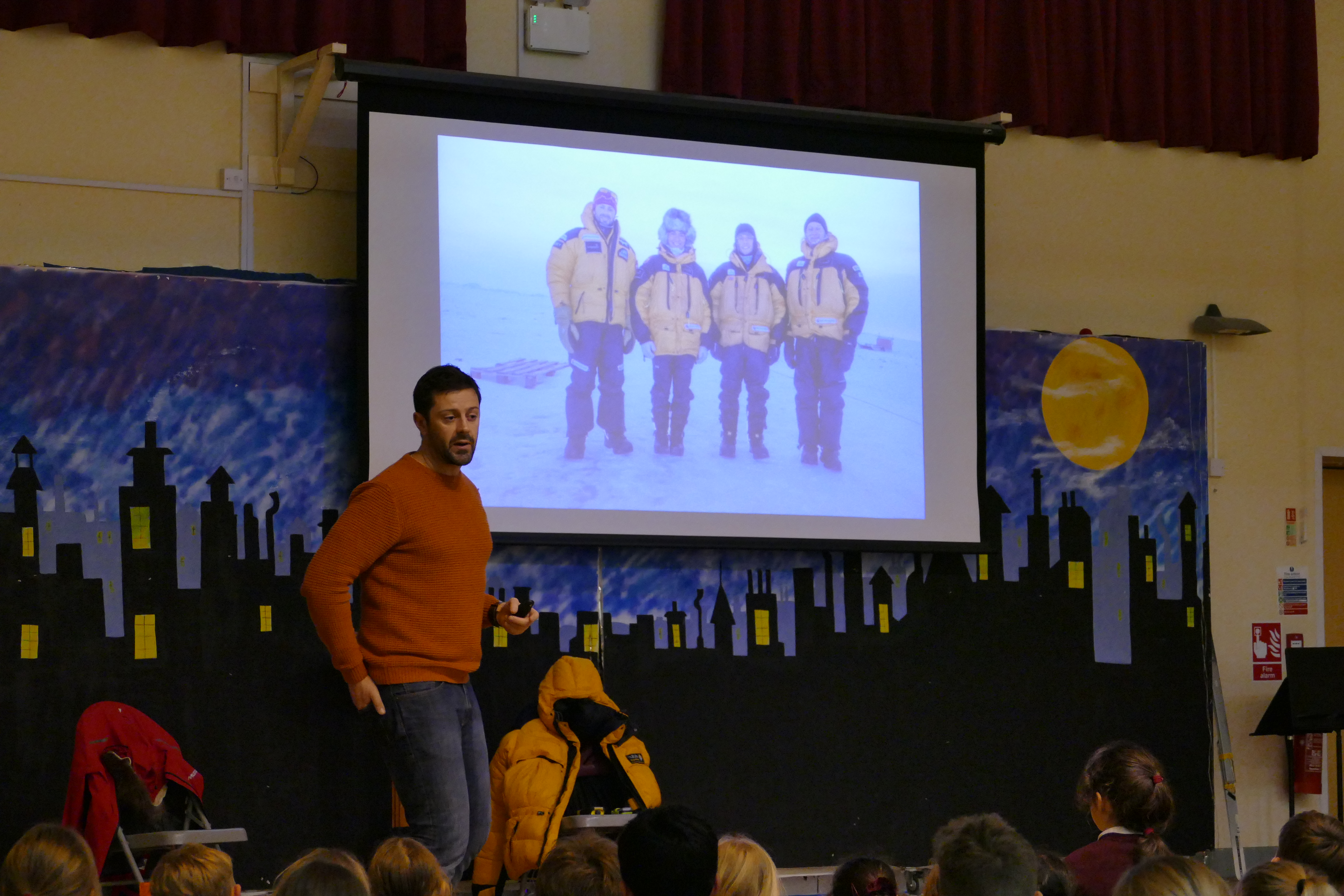 Polar Explorer Alex Hibbert visits