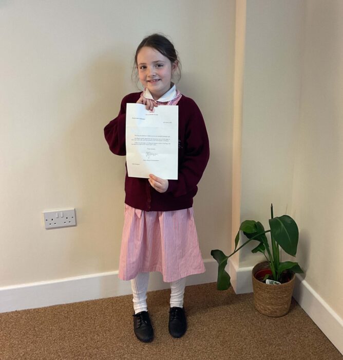 Letter from King Charles