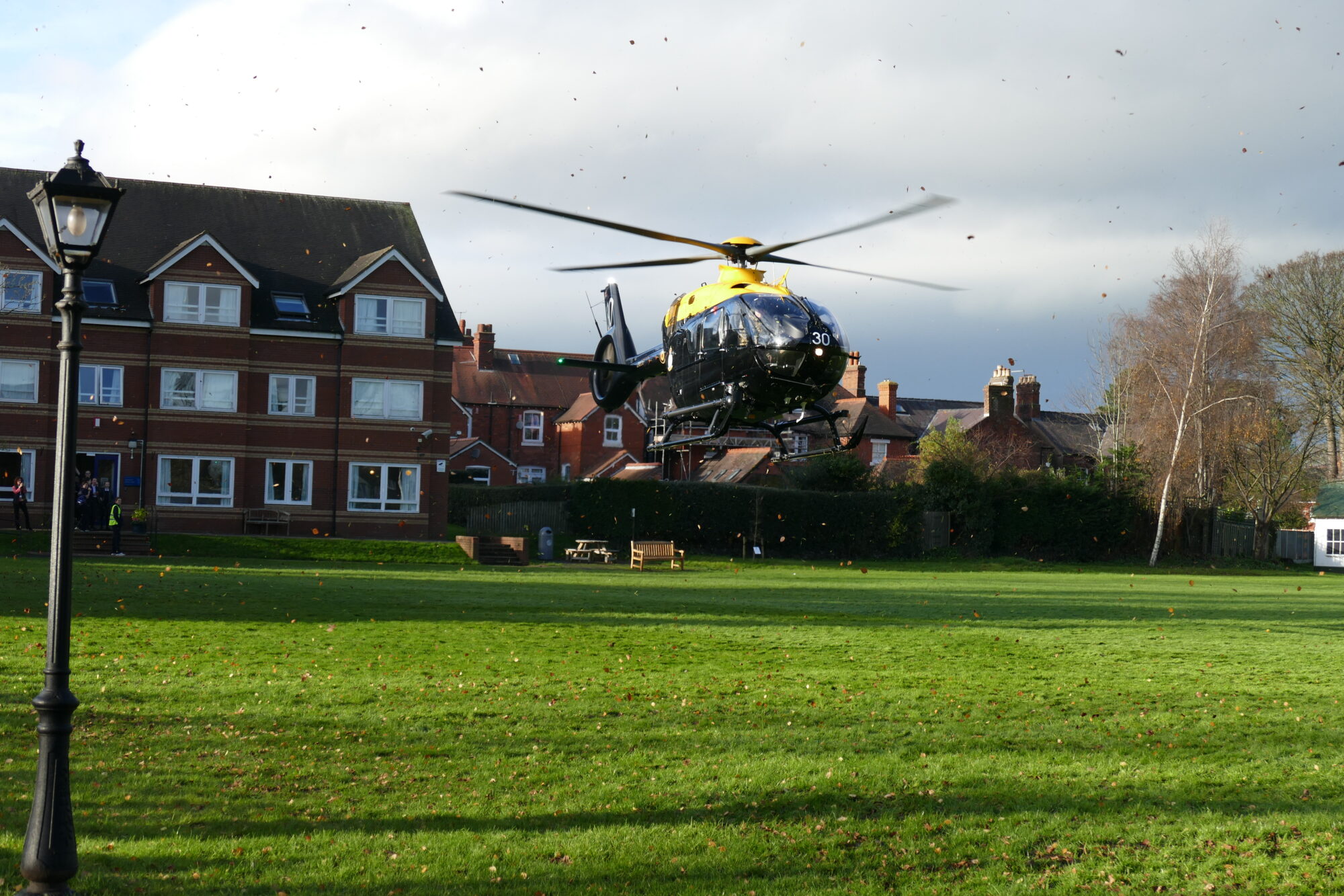 RAF Shawbury Helicopter visit