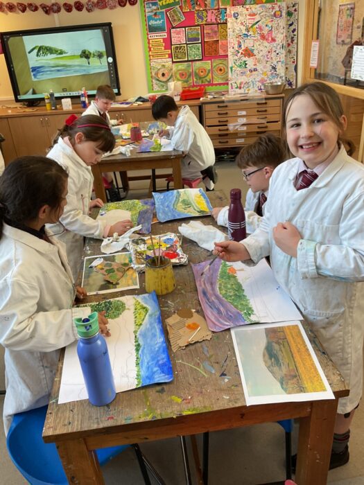 Year 4 Landscape Painting