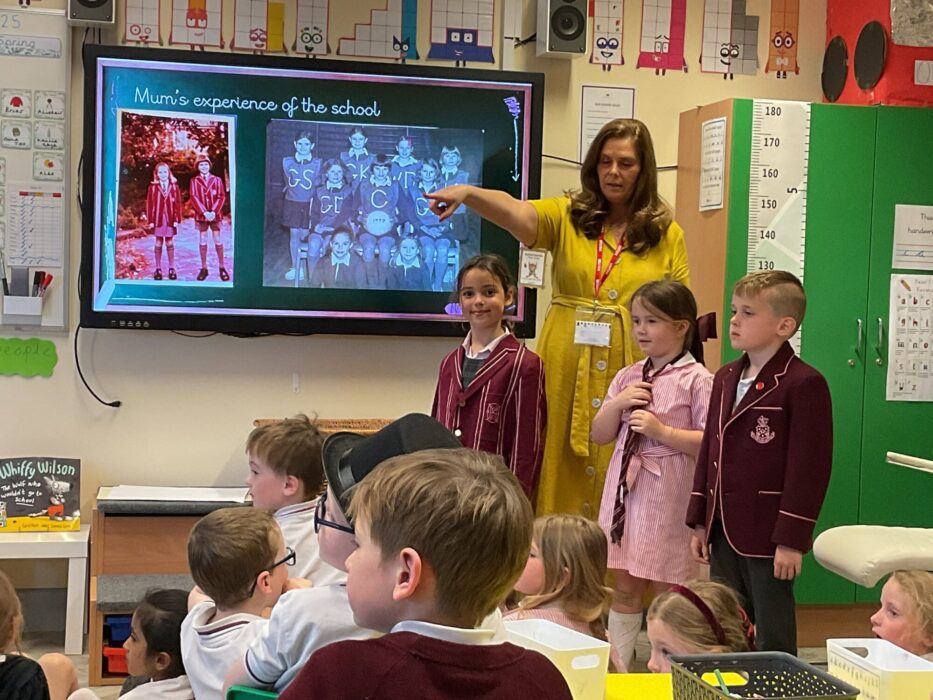 Year 1 meet Old Hallian