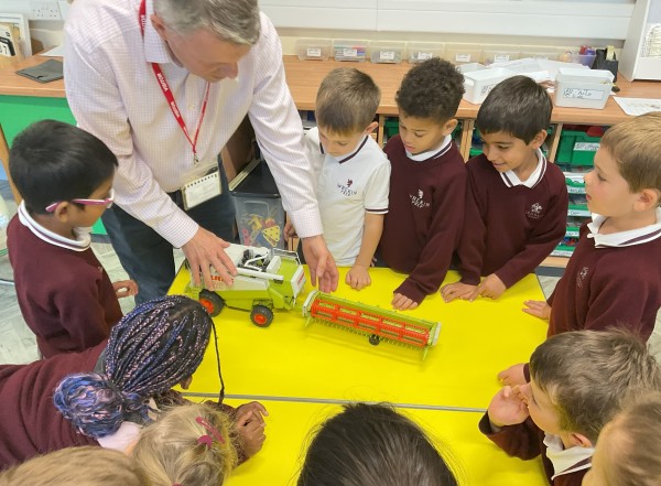 A Visit from Farmer Ian Brings Farm Life to the Classroom