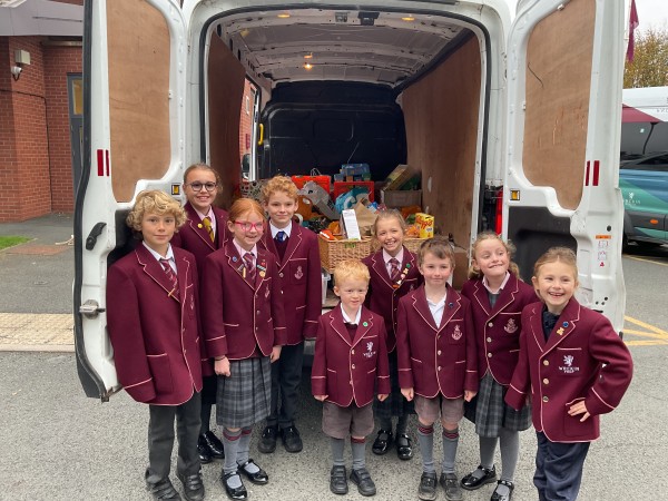 Food Committee See Their Impact Firsthand at Not JUST Food Bank