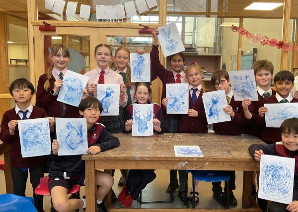 Year 5 and 6 Explore Cross-Curricular Art Projects