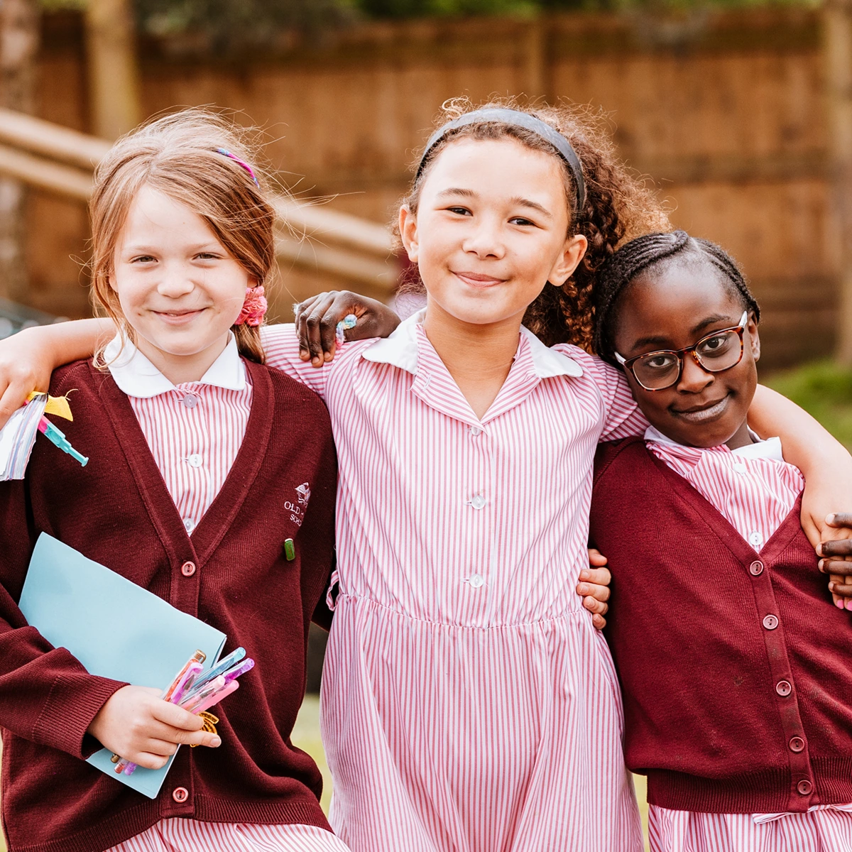happy prep pupils